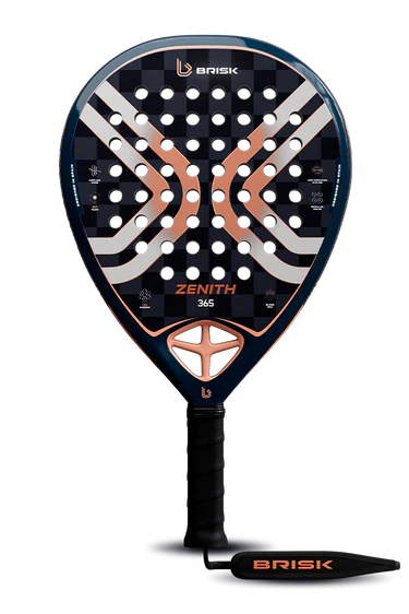 Brisk Zenith Padel Racquet - 365 gms