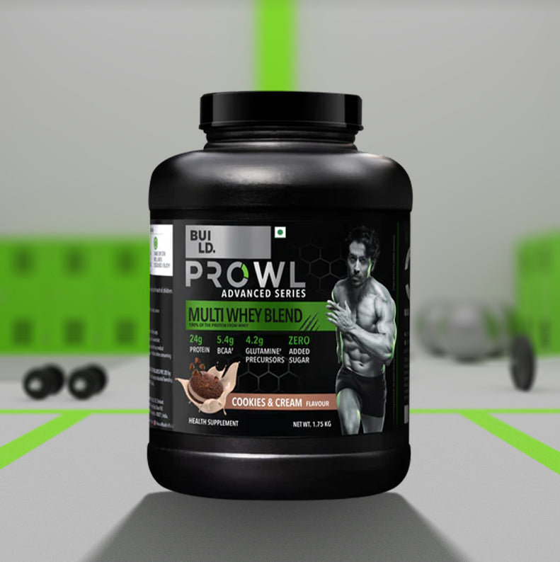 Build Prowl Multi Whey Blend - Cookies and Cream - 1.75 kg - InstaSport