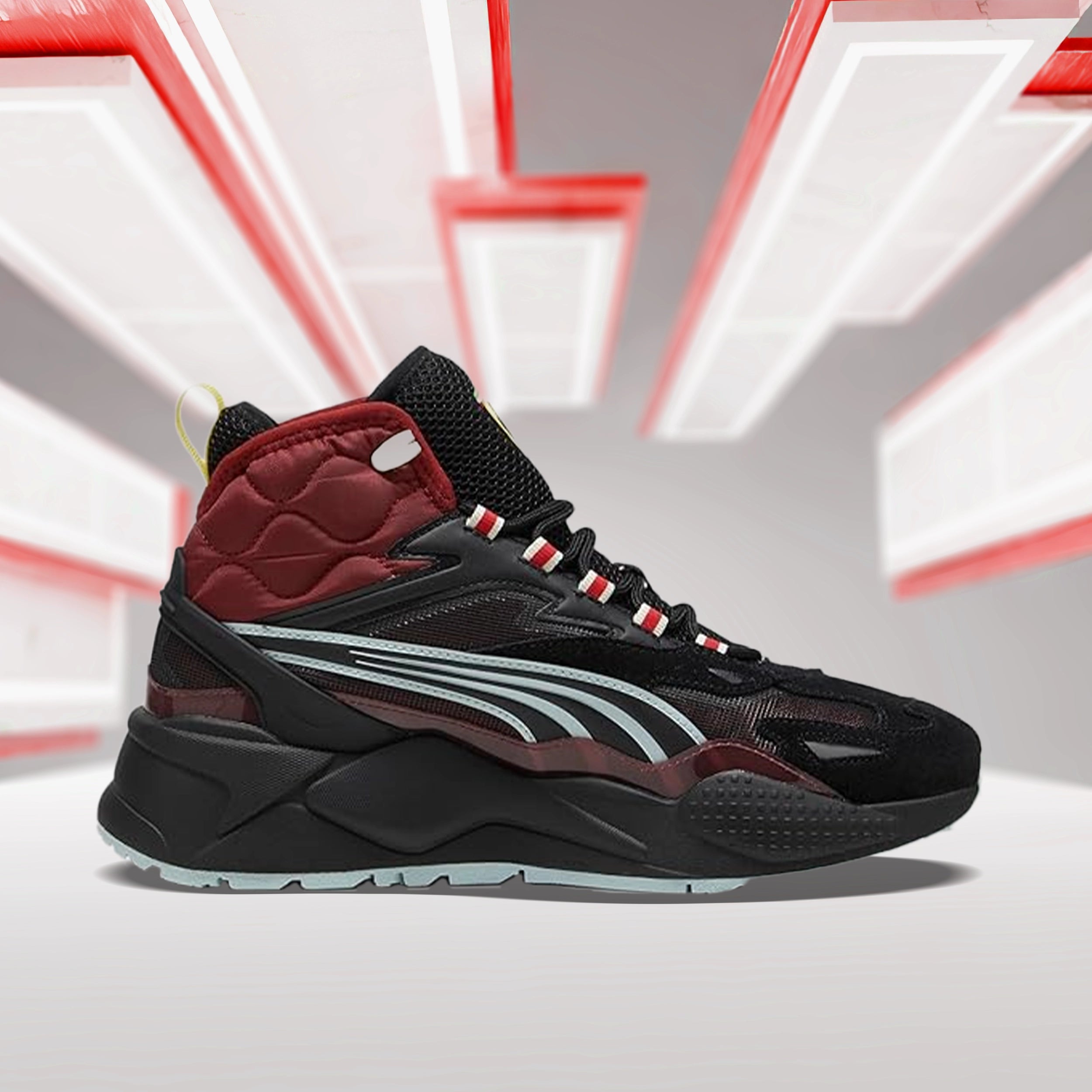 Puma Ferrari RS-X MID Men's Sneakers Black - 30795903