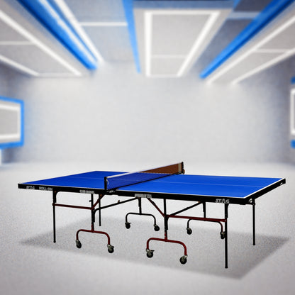 Stag Club with 75 mm Wheels and Levelers 19 mm Top Table Tennis Table - InstaSport