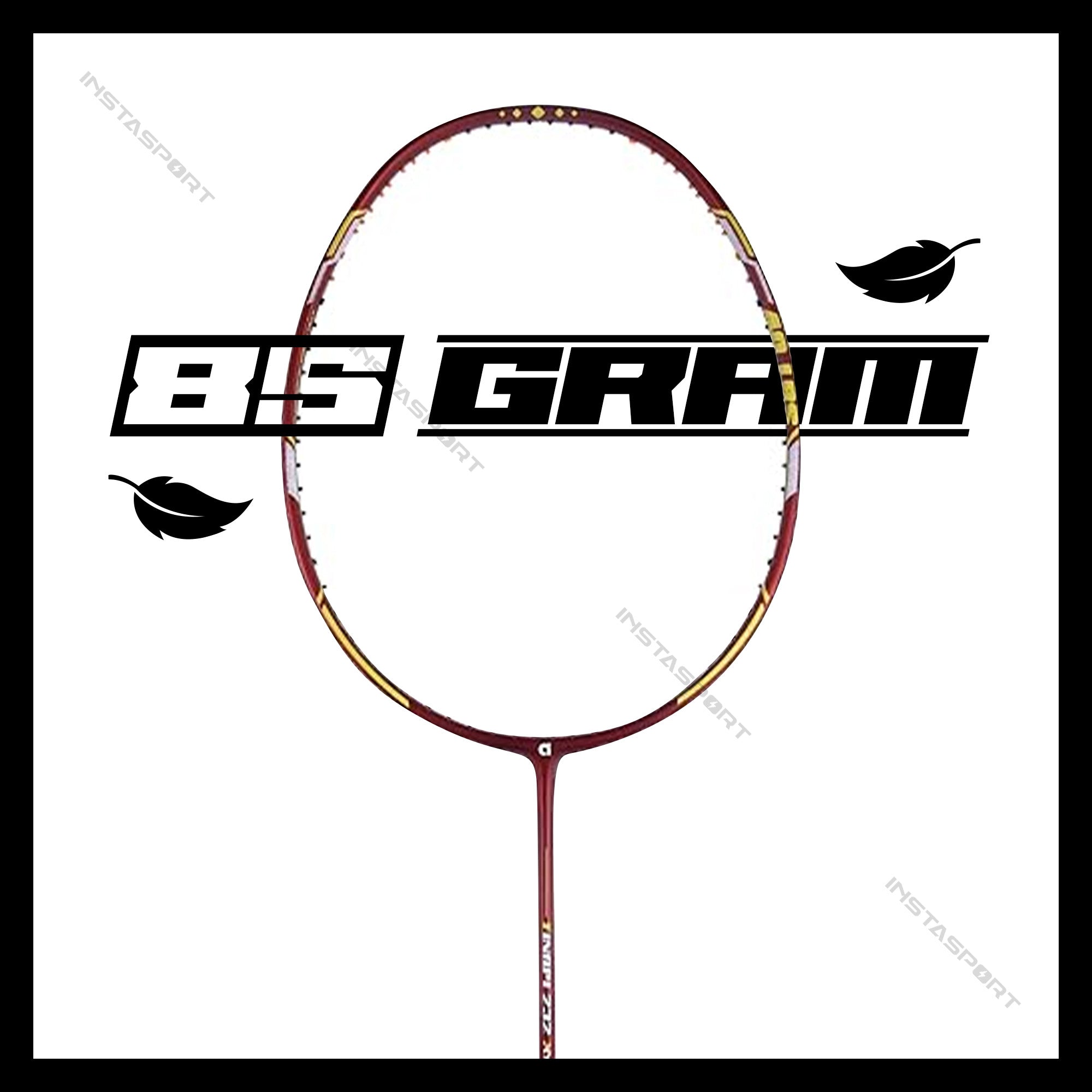 Apacs Finapi 232 XTRA Power Badminton Racket (Red/Gold) - InstaSport