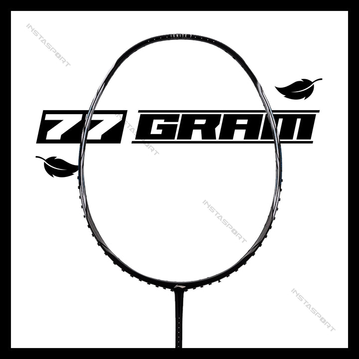 Li-Ning Ignite 7 Badminton Racket (Black/Silver) - InstaSport