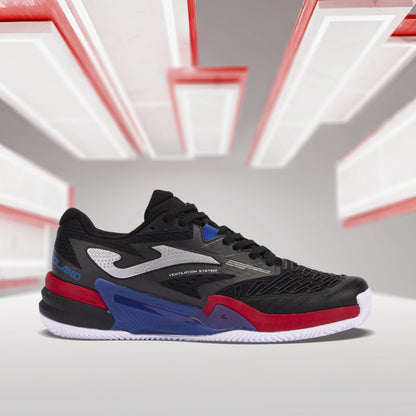 Joma T.Roland 2401 Men's Tennis Shoe - Black & Red