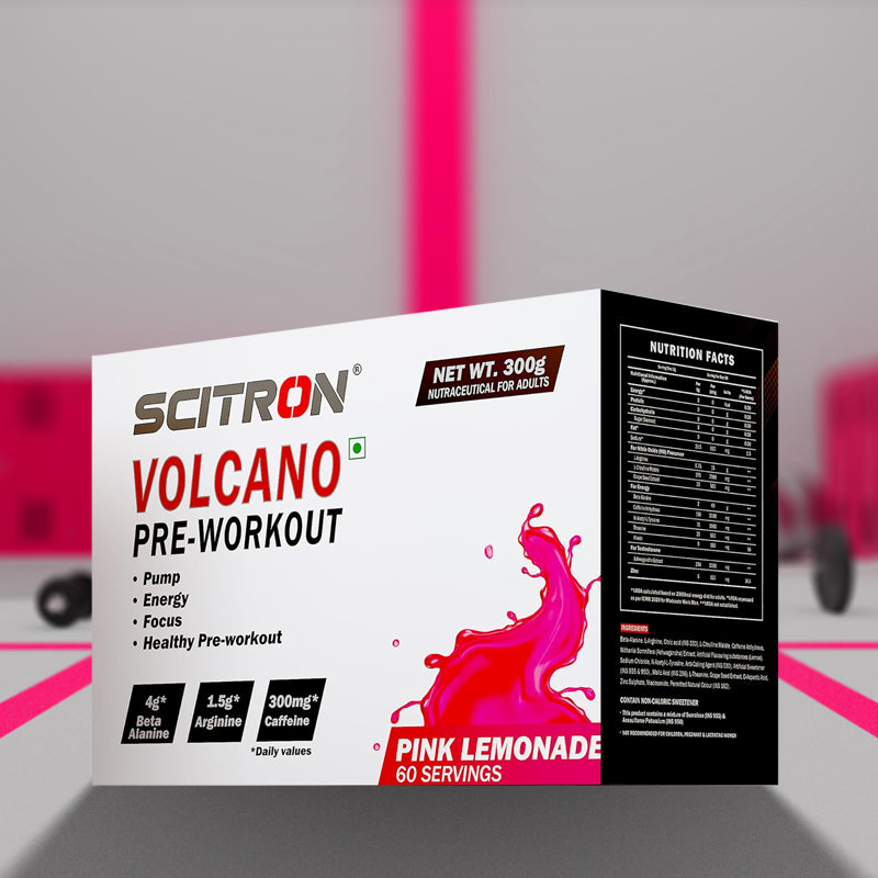 Scitron Volcano Preworkout - (Pink Lemonade) - InstaSport