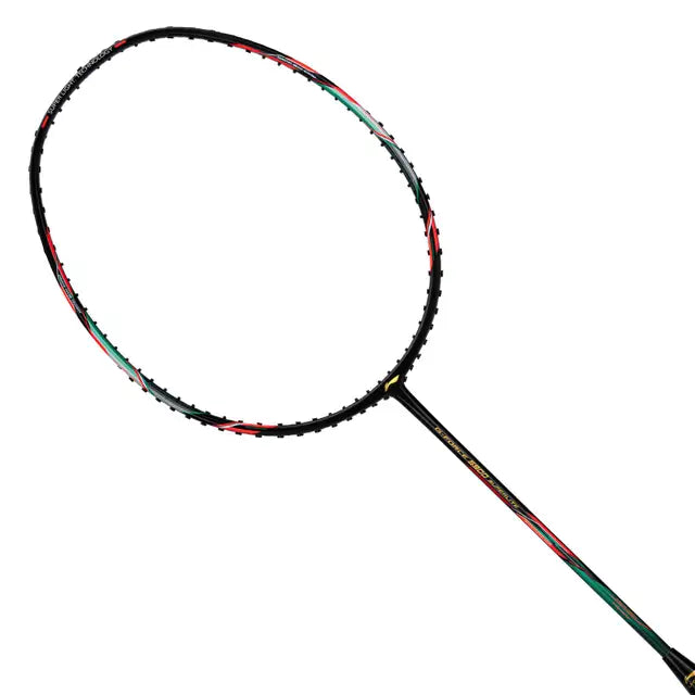 Li-Ning GForce 5900 Superlite Badminton Racket - Black/Cyan/Orange