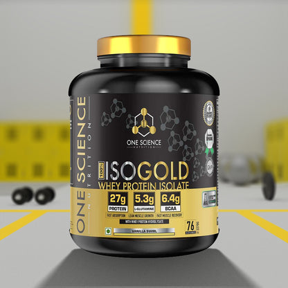 One Science Iso Gold Whey Protein - (Vanilla Swirl) - InstaSport