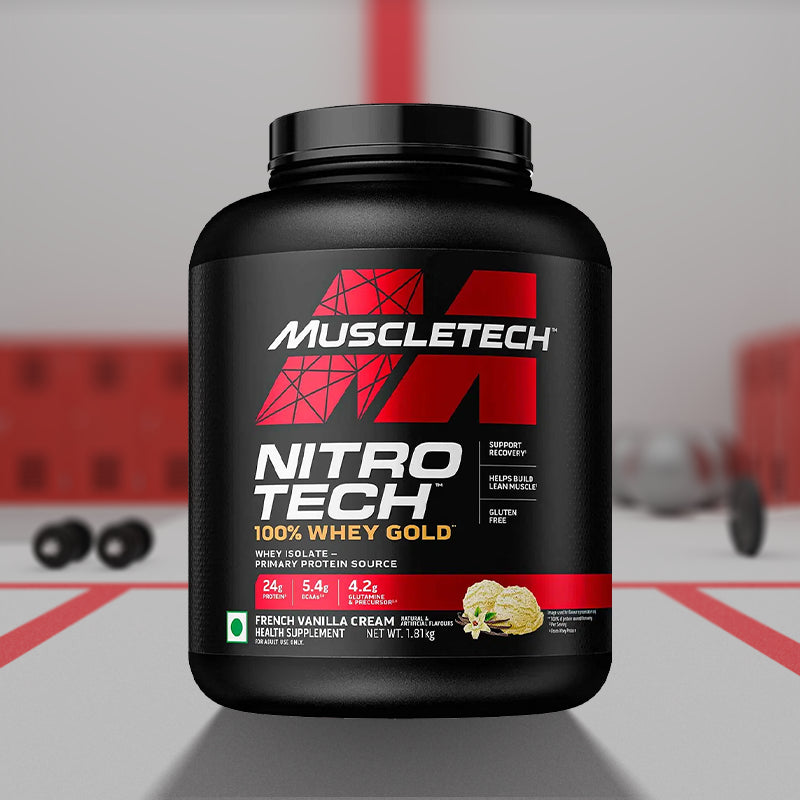 Muscletech Nitro-Tech 100% Whey Gold - (French Vanilla Cream) - InstaSport