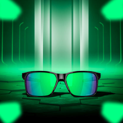 Oakley Portal X  Polished Black Prizm Jade Sunglass - InstaSport