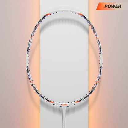 Maxbolt Superstar 10  Badminton Racket (White) - InstaSport