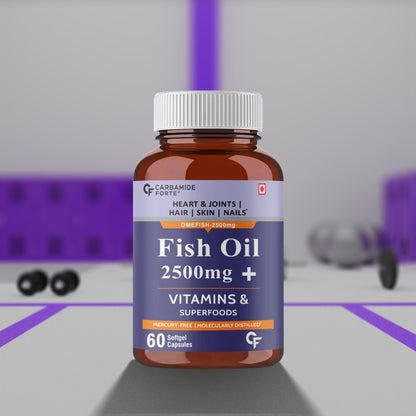 Carbamide Forte Fish Oil 2500mg- 60 Capsules - InstaSport