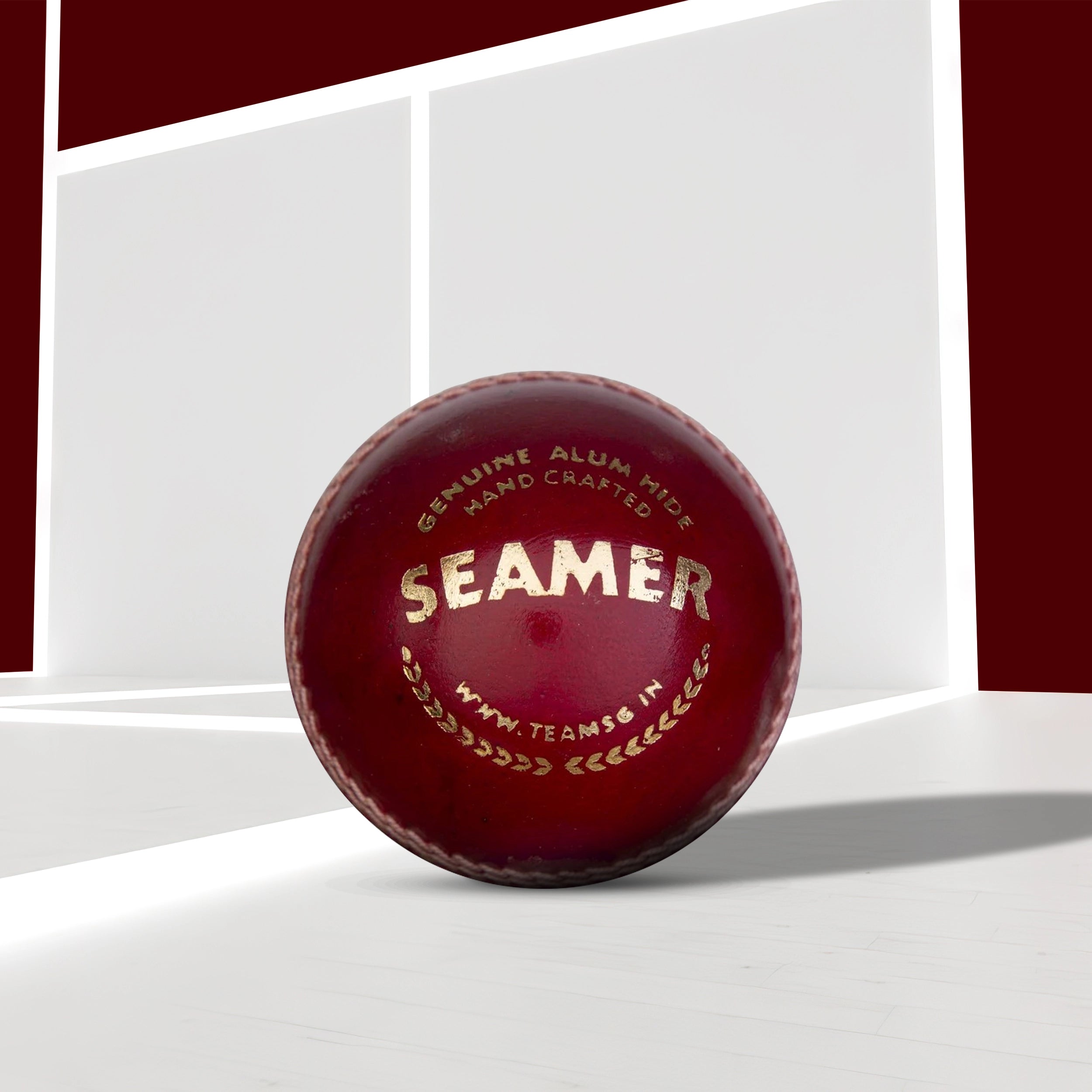 SG Seamer Good Quality Two-Piece Water Proof Cricket Leather Ball