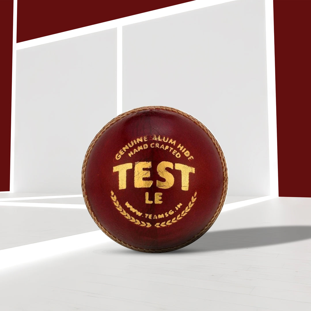 SG Test LE Most Premium Quality Leather Ball (Pack of 4)