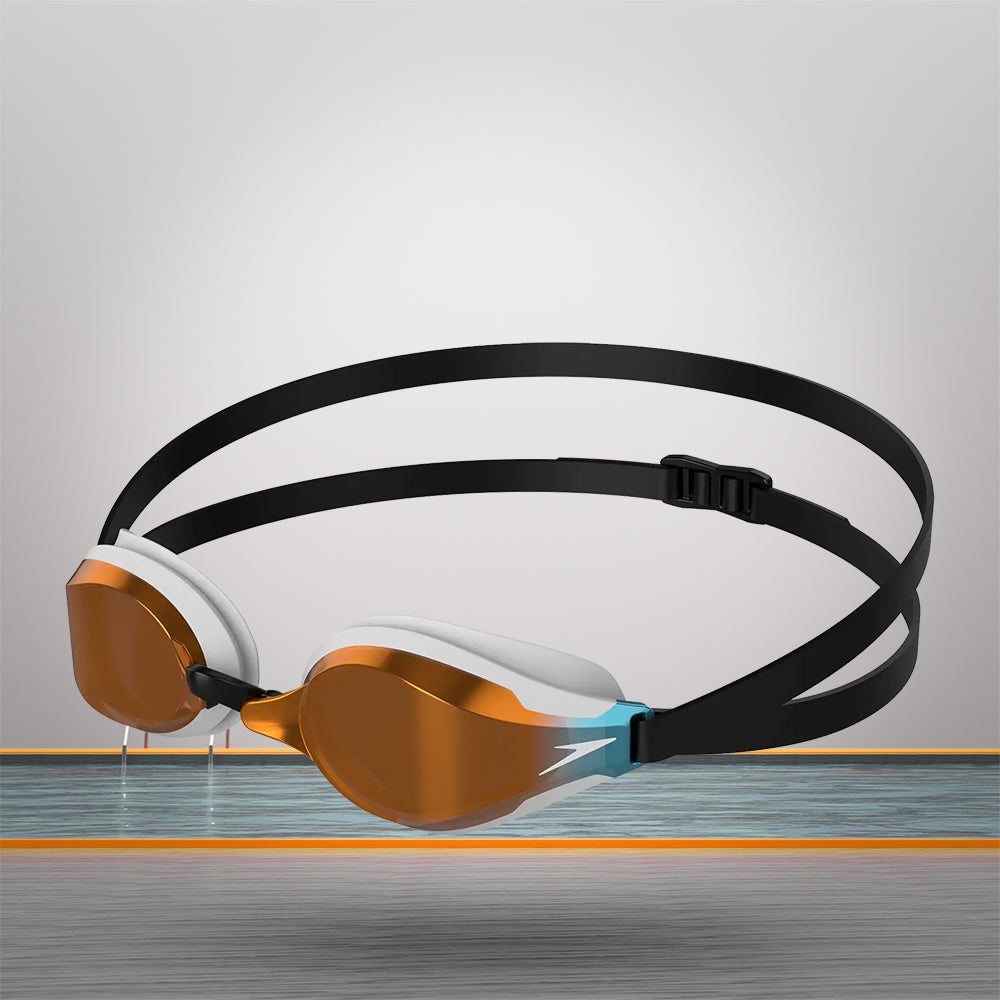 Speedo Fastskin Speedsocket Mirror - Lens goggles - White/ Mirror