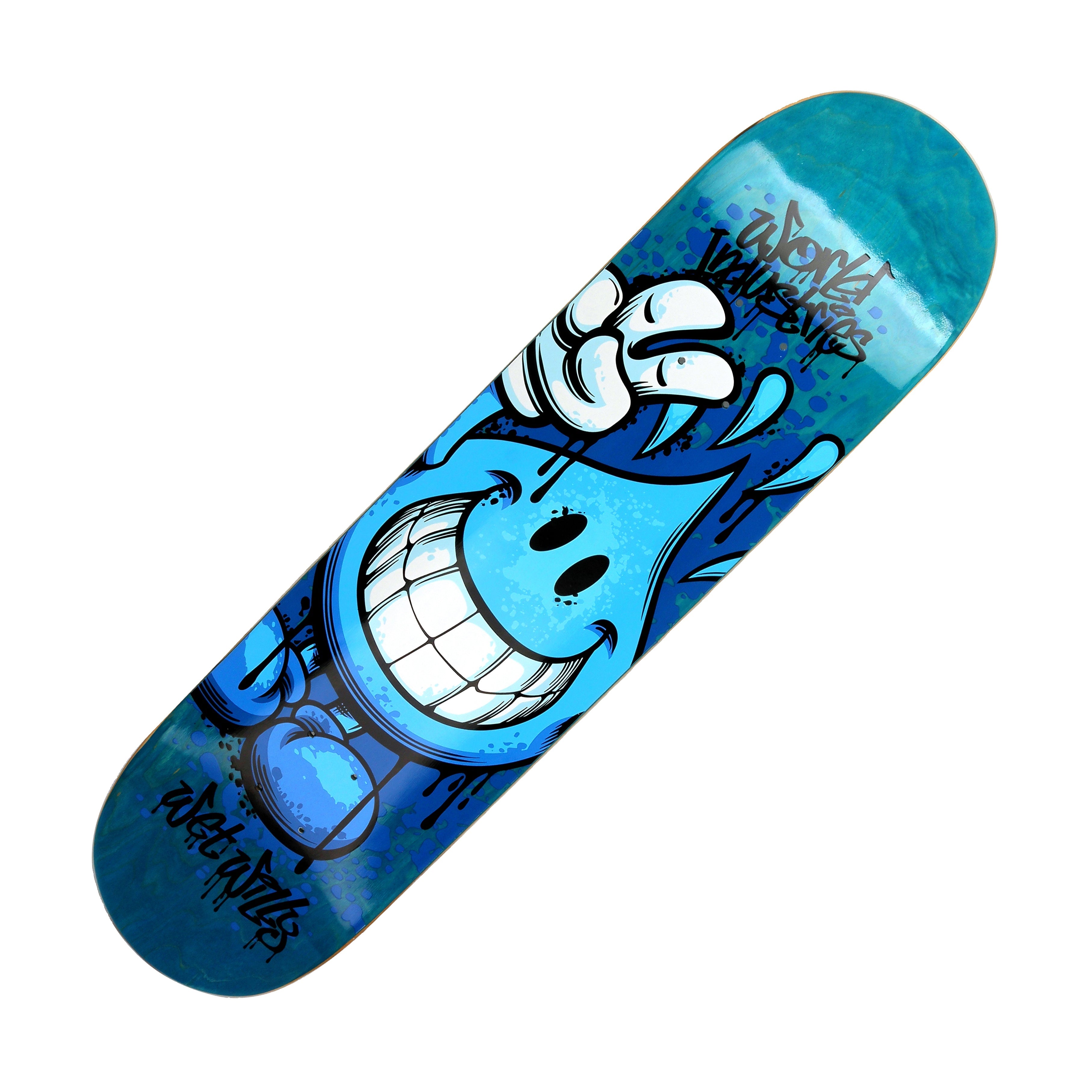 World Industries Deck-Raw Wet Willy 8.0”-Blue - InstaSport