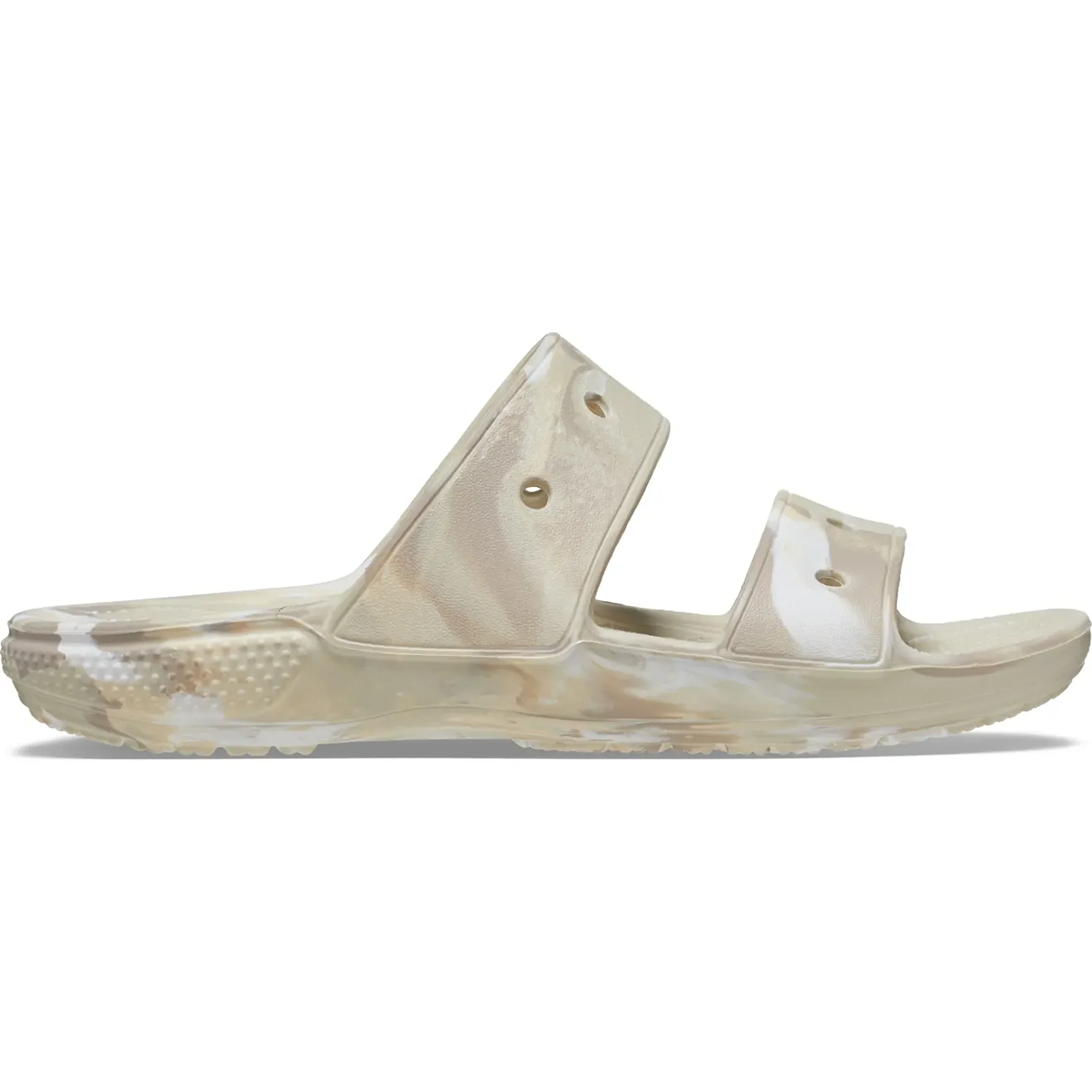 Crocs Men Classic Marbled Sandal/Bone x Multi