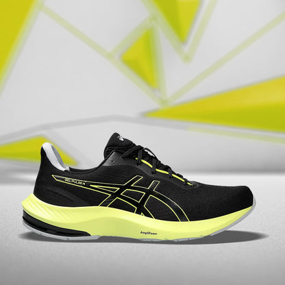 ASICS GEL-PULSE 14 (M) - BLACK/GLOW YELLOW RUNNING SHOES - InstaSport