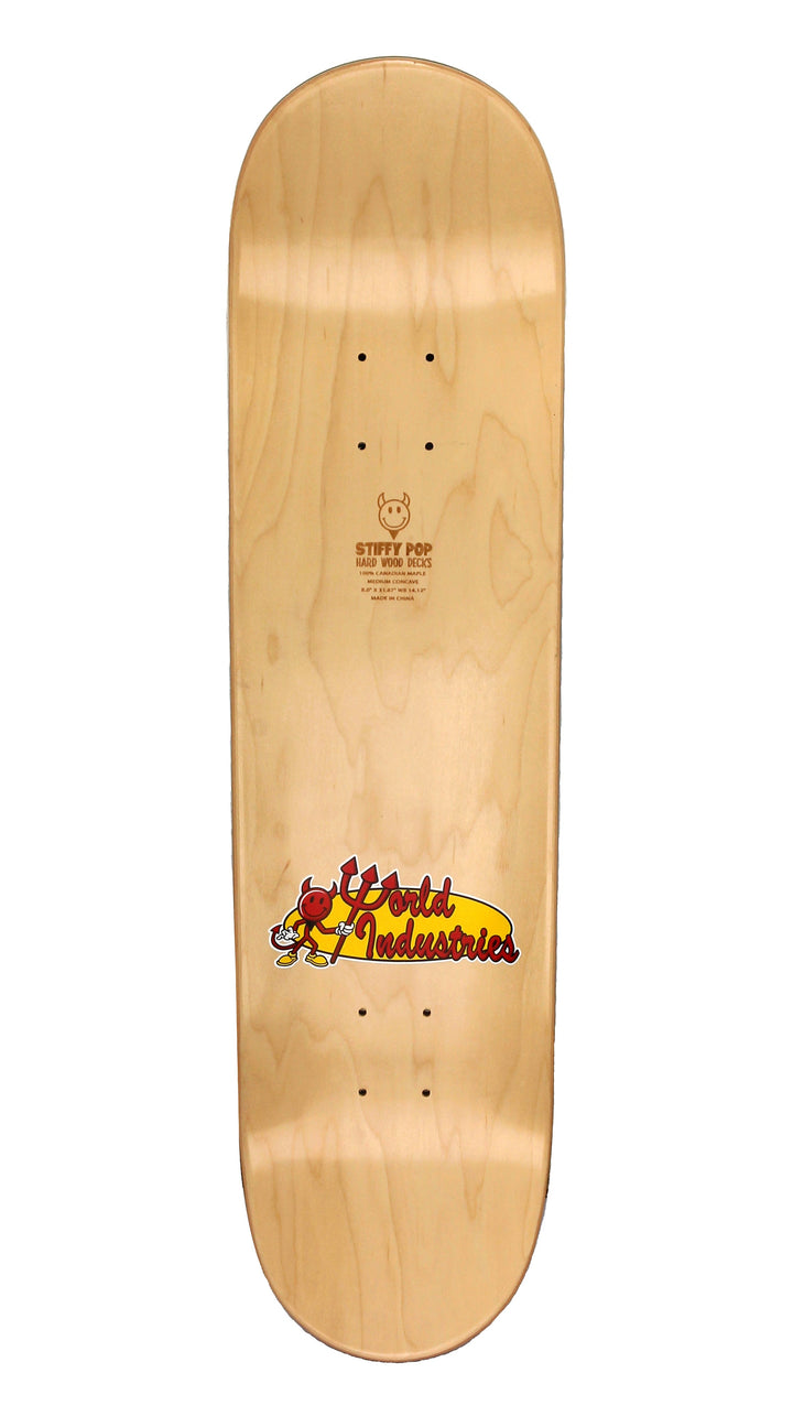 World Industries Deck-Raw Wet Willy 8.0”-Natural