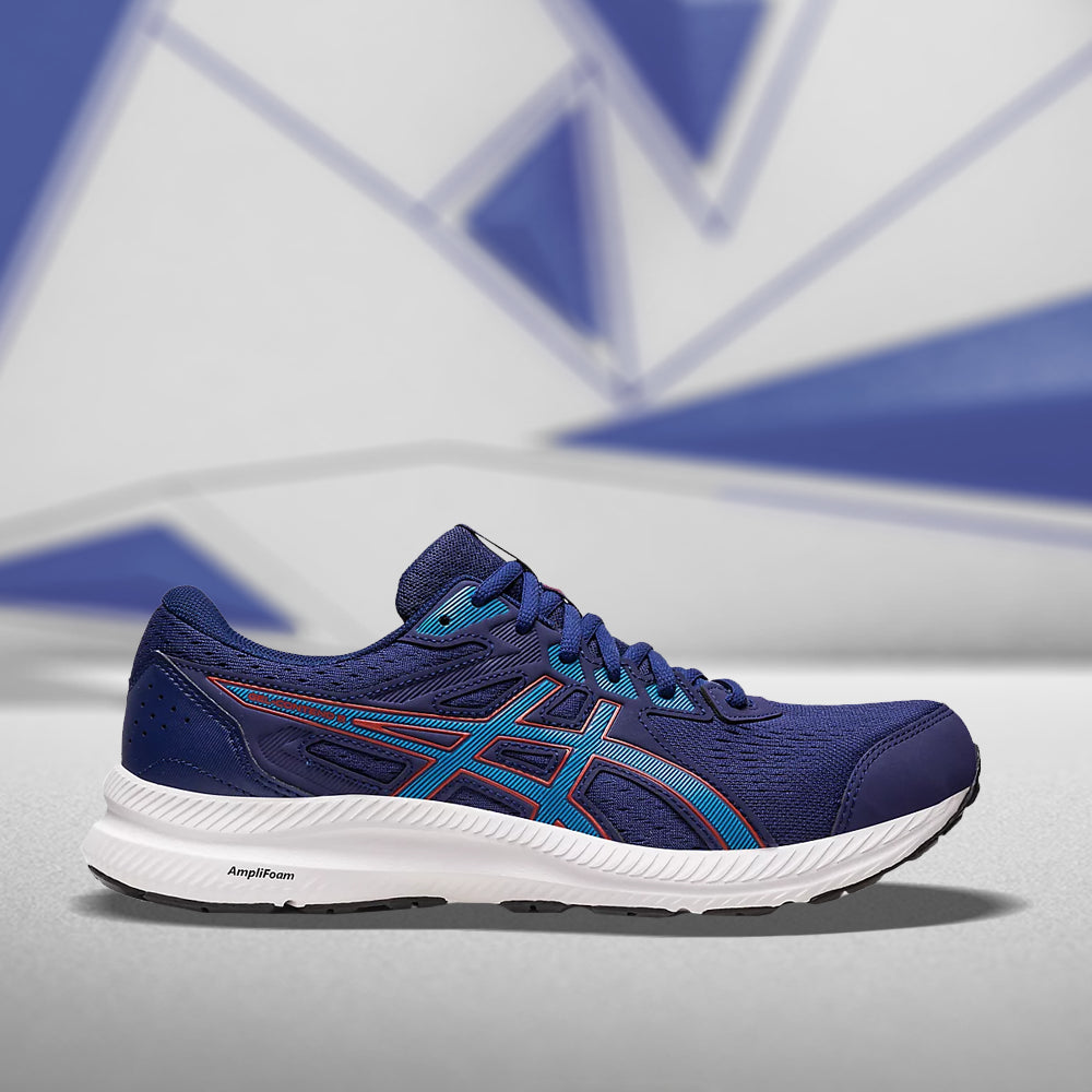 ASICS GEL-CONTEND 8 (M) - (INDIGO BLUE/ISLAND BLUE) RUNNING SHOES - InstaSport