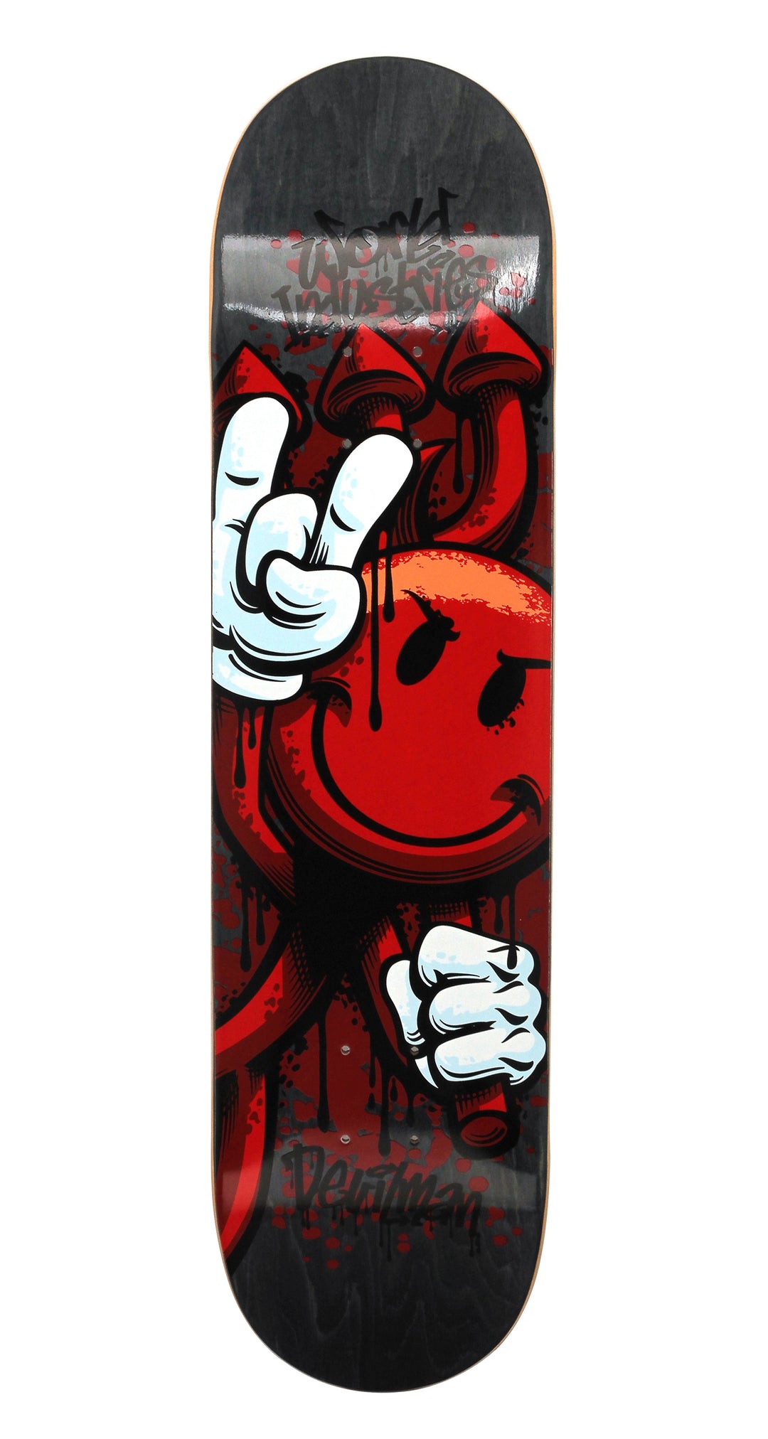 World Industries Deck-RawDevilMan 8.0"-Black