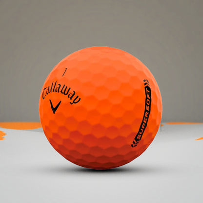 Callaway Super Soft Matte Orange Golf Balls - (12 Balls) - InstaSport