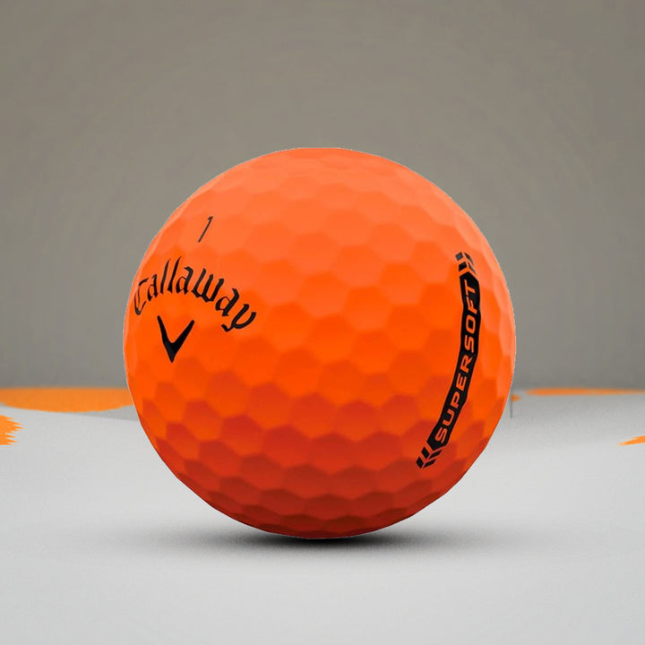 Callaway Super Soft Matte Orange Golf Balls - (12 Balls)