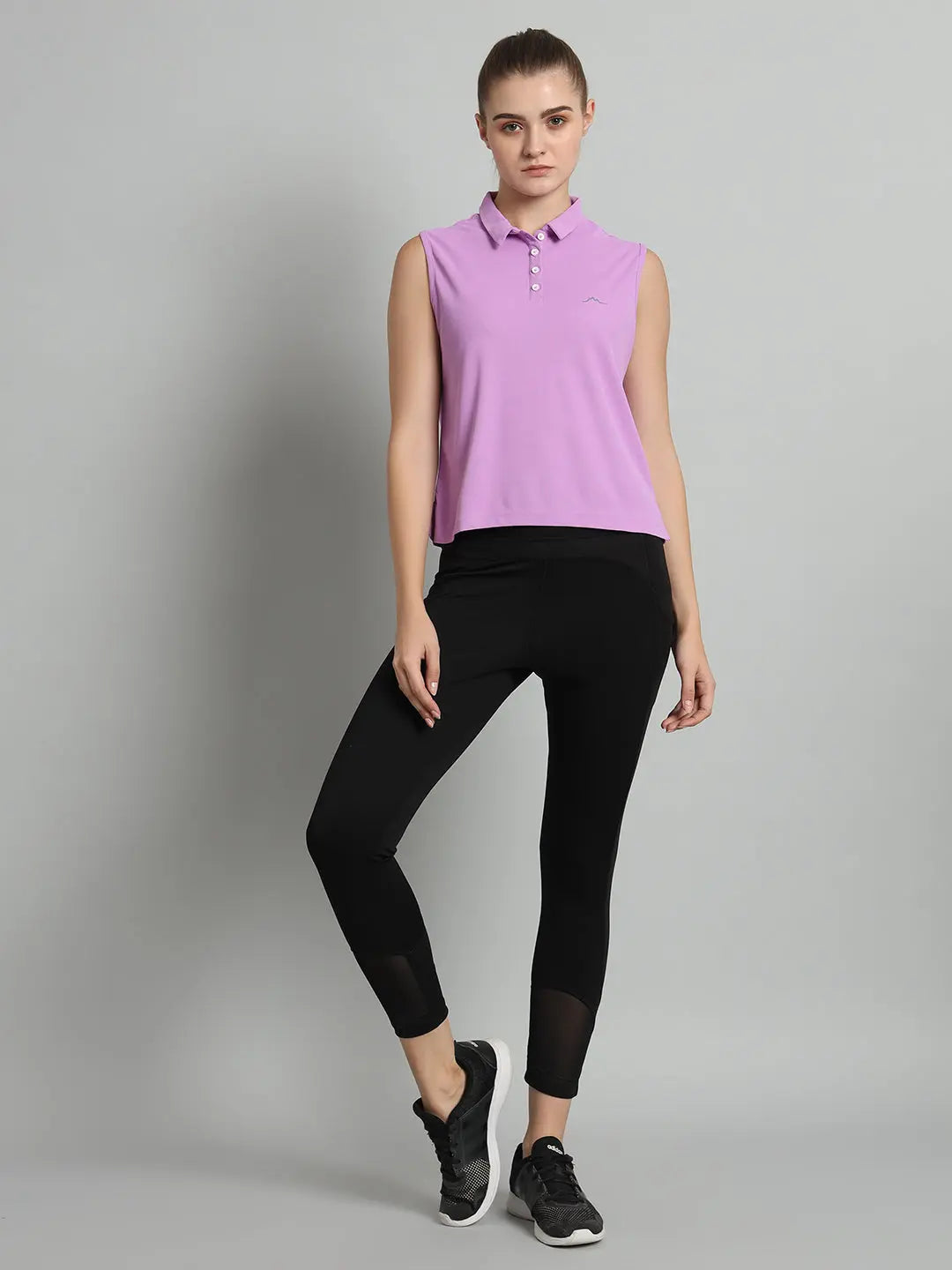 Women's Sleeveless Outdoor Polo - Wild Orchid Reccy