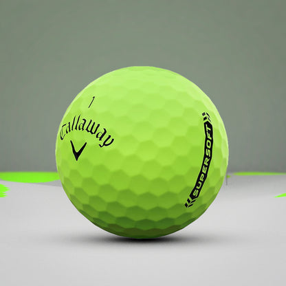 Callaway Super Soft Matte Green Golf Balls - (12 Balls) - InstaSport