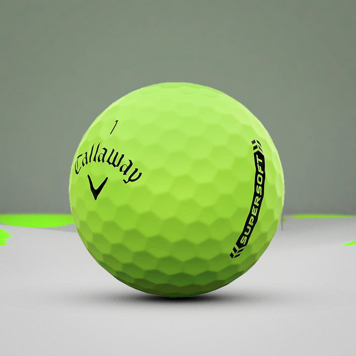 Callaway Super Soft Matte Green Golf Balls - (12 Balls)