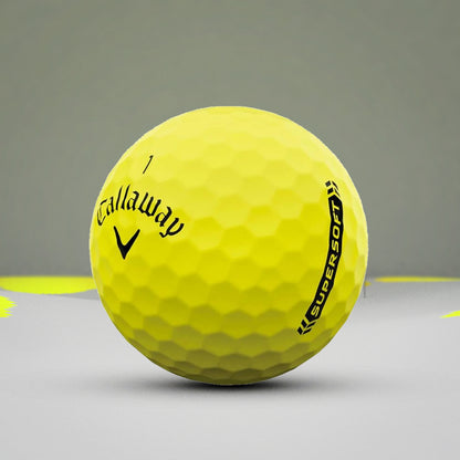 Callaway Super Soft Yellow Golf Balls - (12 Balls) - InstaSport