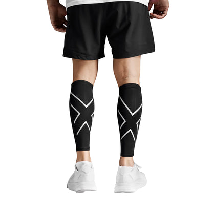 2XU Compression Calf guards - Black/Black