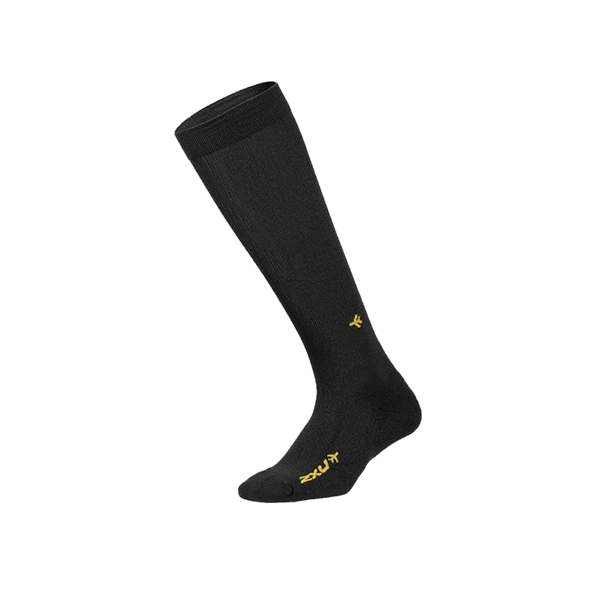 2XU Flight Comp Socks - Black/Black