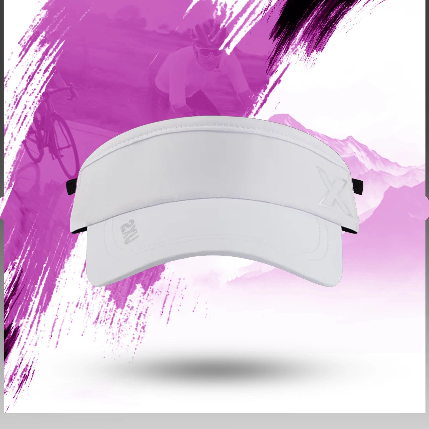 2XU Performance Visor - White/White