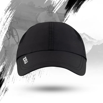 2XU Run Cap - Black/Black