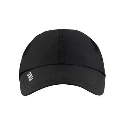 2XU Run Cap - Black/Black