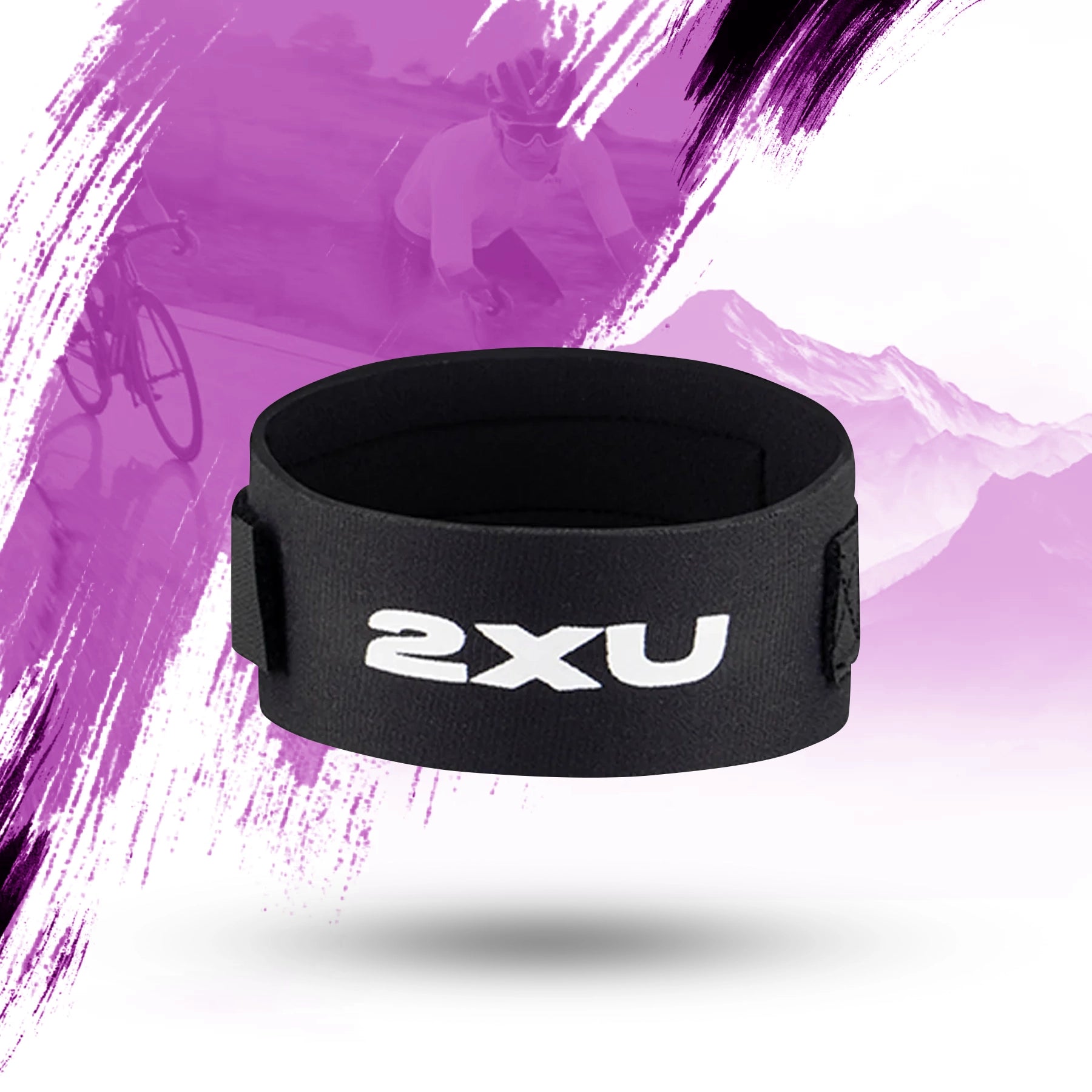 2XU Time Chip Strap - BLK/BLK