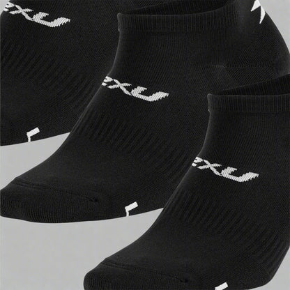 2XU_AnkleSock_3Pack_BlackWhite_Zoomed_Instasport