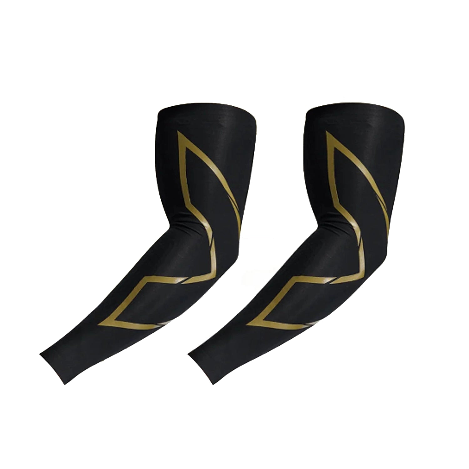 2XU_MCS_Elite_Com_Arm_Guards_BlackGold_Fullview_Instasport