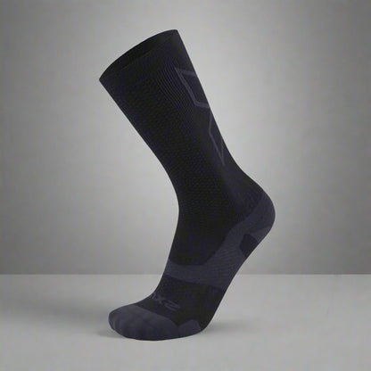 2XU_Vectr_Cushion_No_Show_Socks_BlackTitanium_Fullview_Instasport