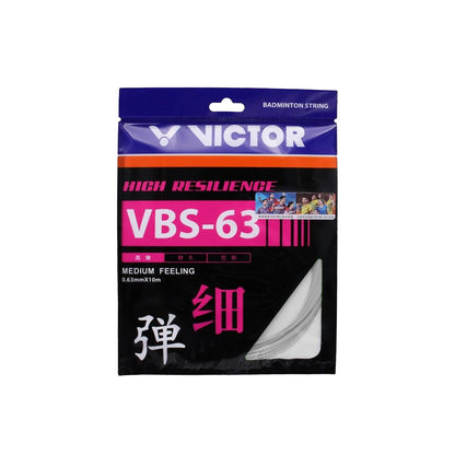 Victor VBS-63 High Resilience Badminton Racket String