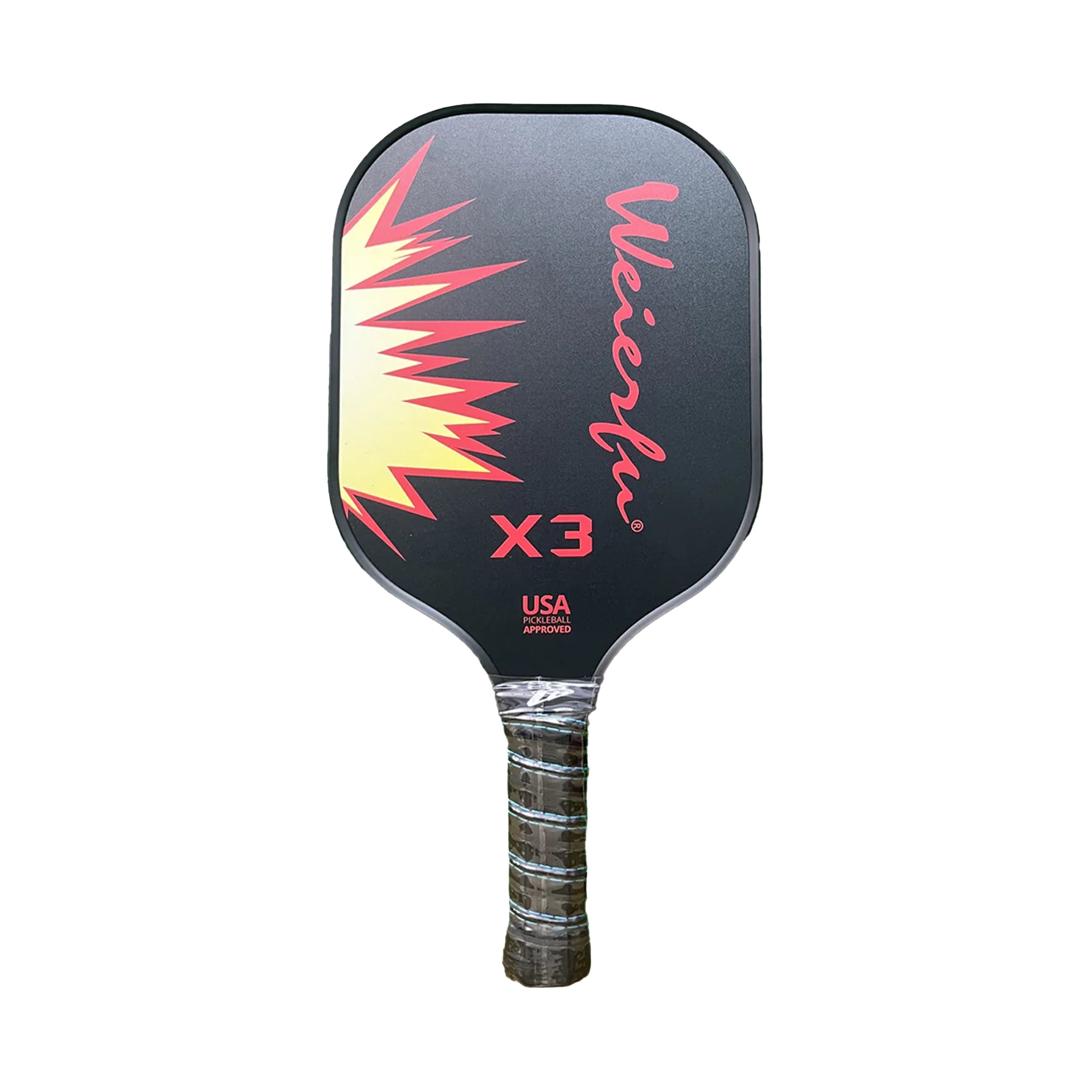 Weierfu Graphite Face Platinum Pickleball Paddle Set - Black Fire