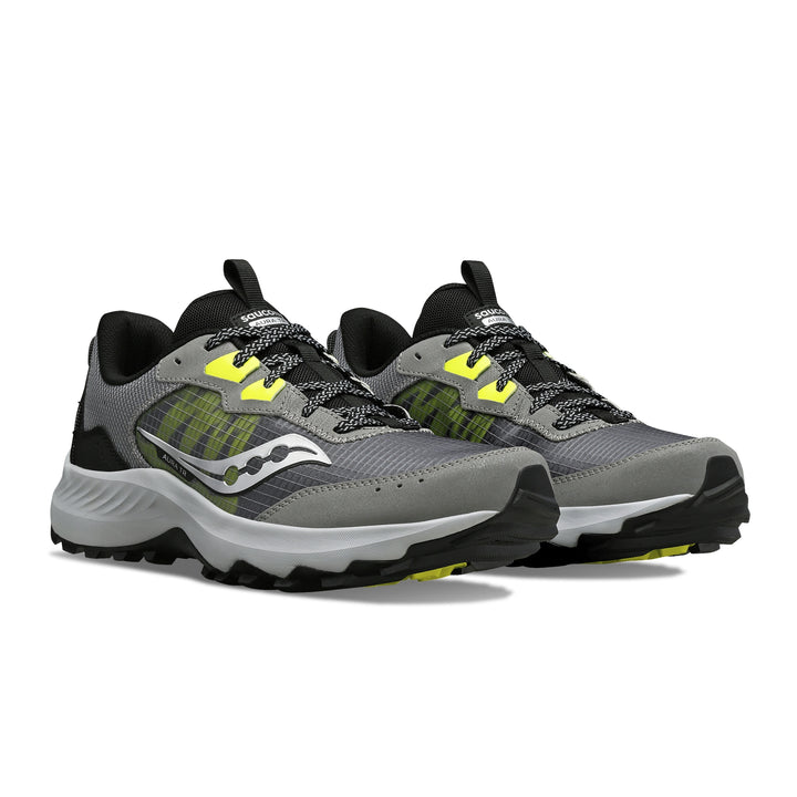 Saucony Aura Tr Cinder/Citron - S20862-100 - Running Shoes