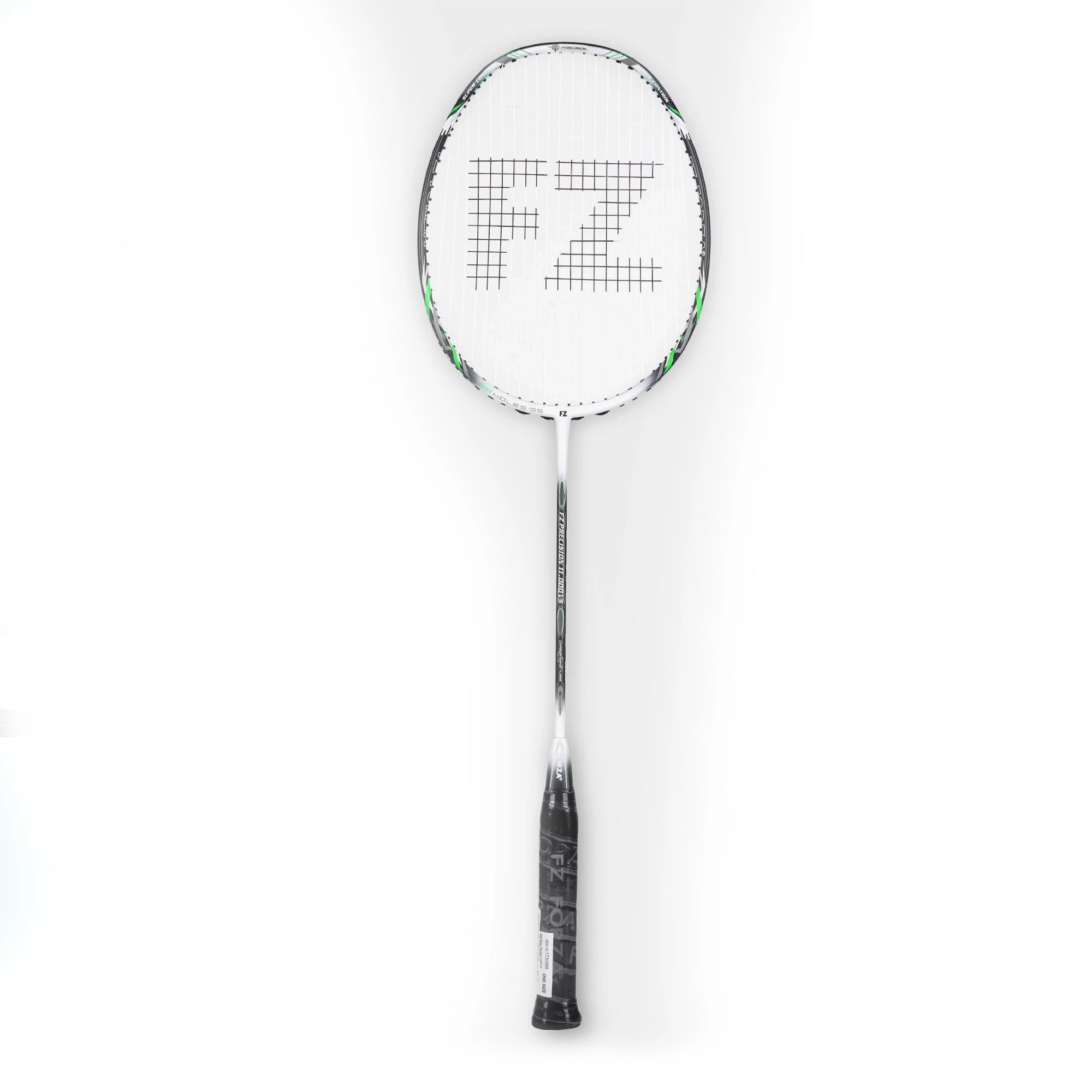 Fz Forza Precision 11000 Very Stiff Strung Badminton Racket - White/Green