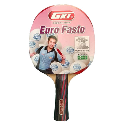 GKI Euro Fasto Table Tennis Bat with Cover