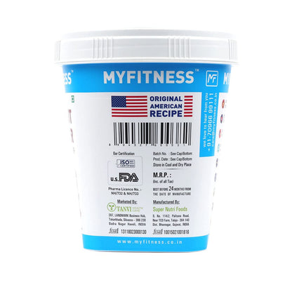 MYFITNESS Chocolate Crunchy Peanut Butter - InstaSport