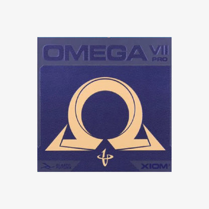 Xiom Omega 7 Pro Table Tennis  Racquet Rubber - Black