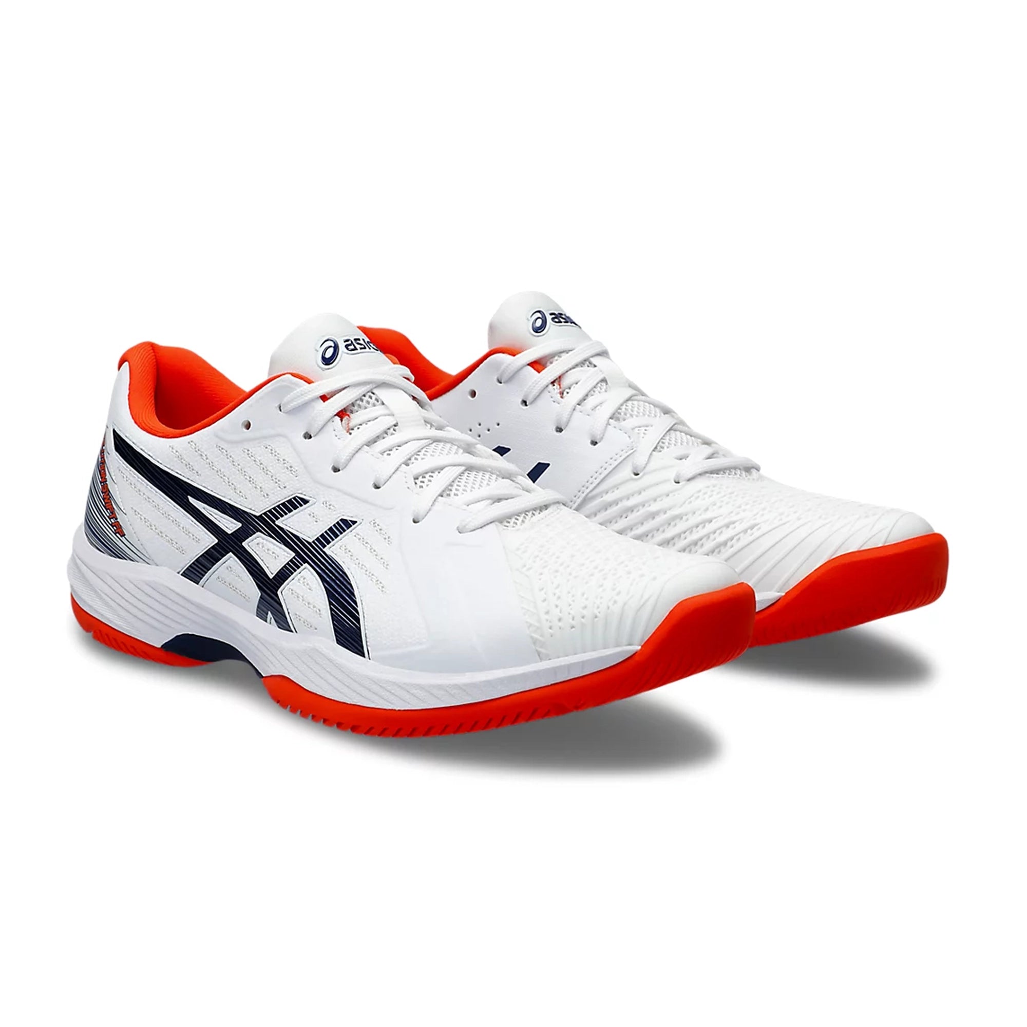 Asics Solution Swift FF Tennis Shoes - White/Blue Expanse