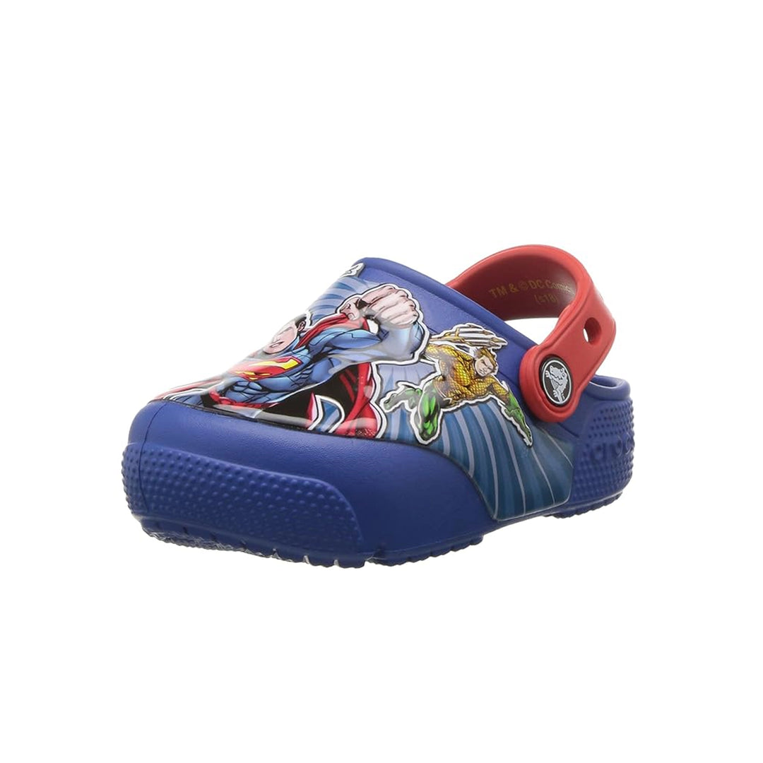 Crocs Fl Justiceleague Lights Clog K Blue Jean Clogs