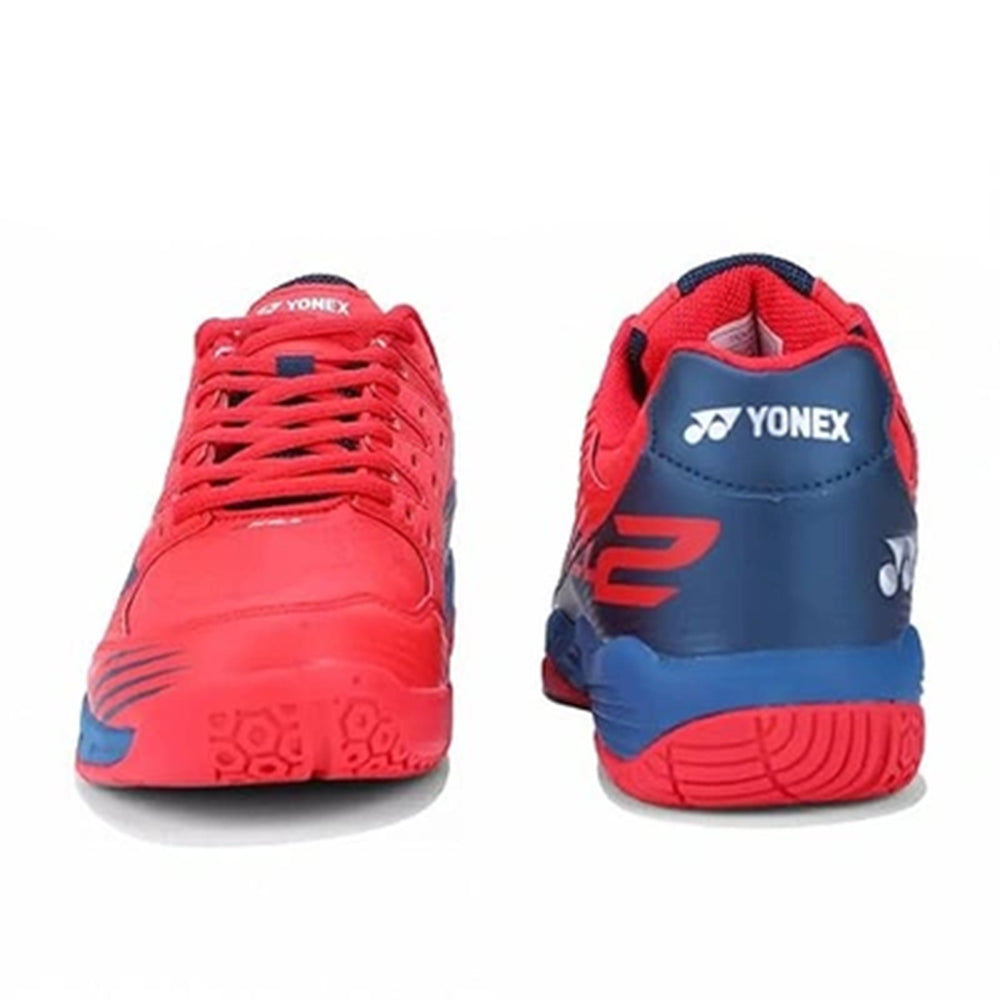 Yonex Tour Skill 2 Badminton Shoes - Poppy Red Cobalt - InstaSport