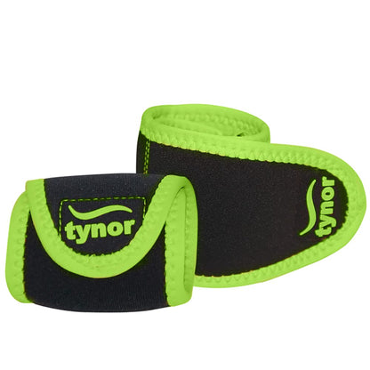 Tynor Wrist Support With Thumb Loop Neo - Black & Green (Pack of 2) - InstaSport