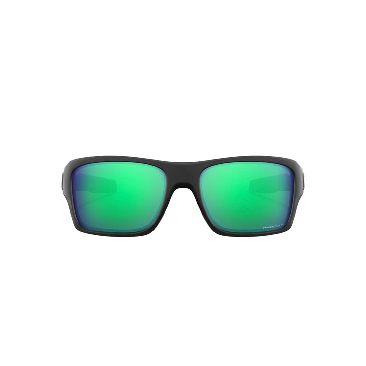 Oakley Turbine Matte Black Prizm Jade Polarized Sunglass